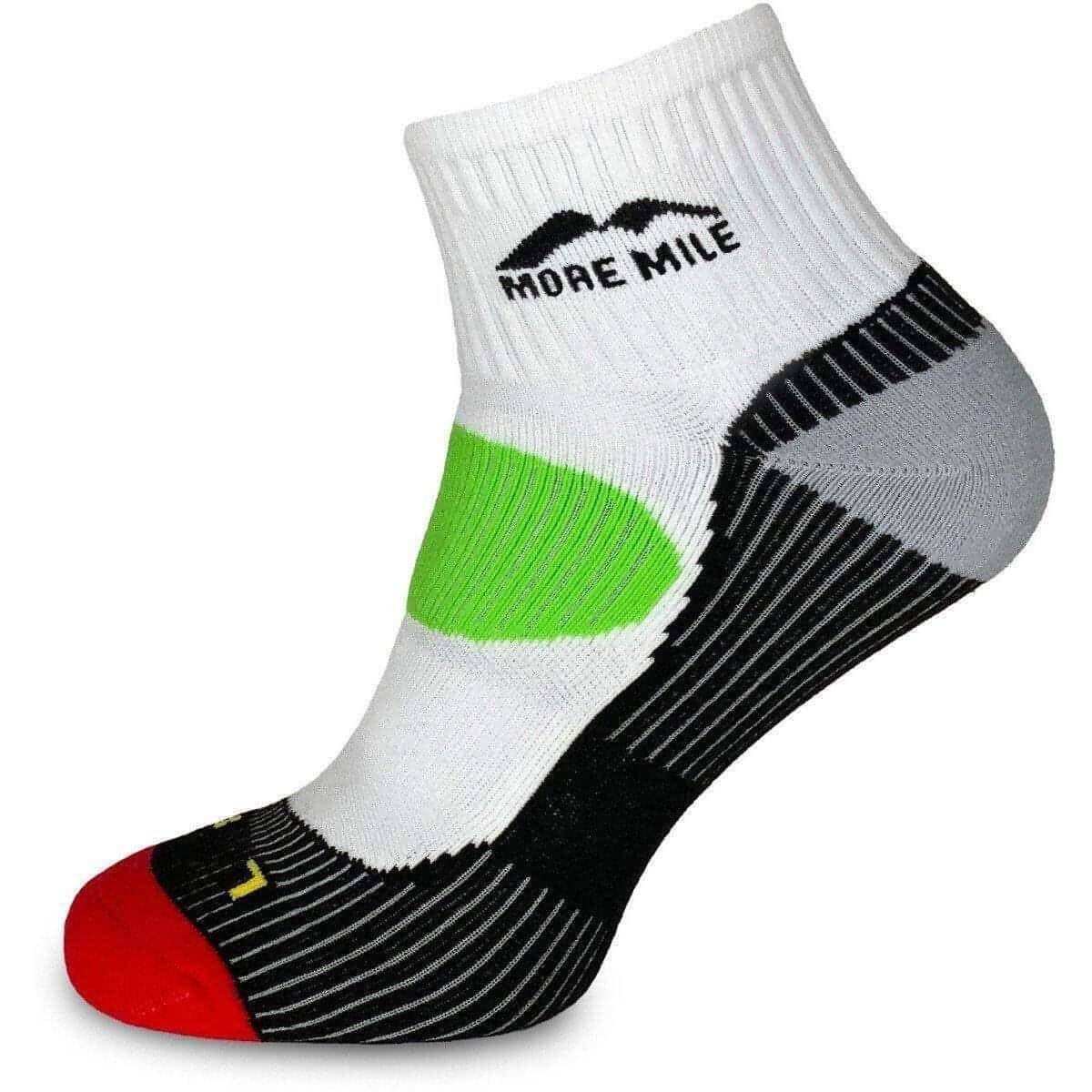 HCLIFE More Mile Men's London Cushioned Running Socks - 3 Pair Pack with Compression Arch Support, Breathable Mesh Zones, Lightweight & Durable for Marathon, Gym & Everyday Wear