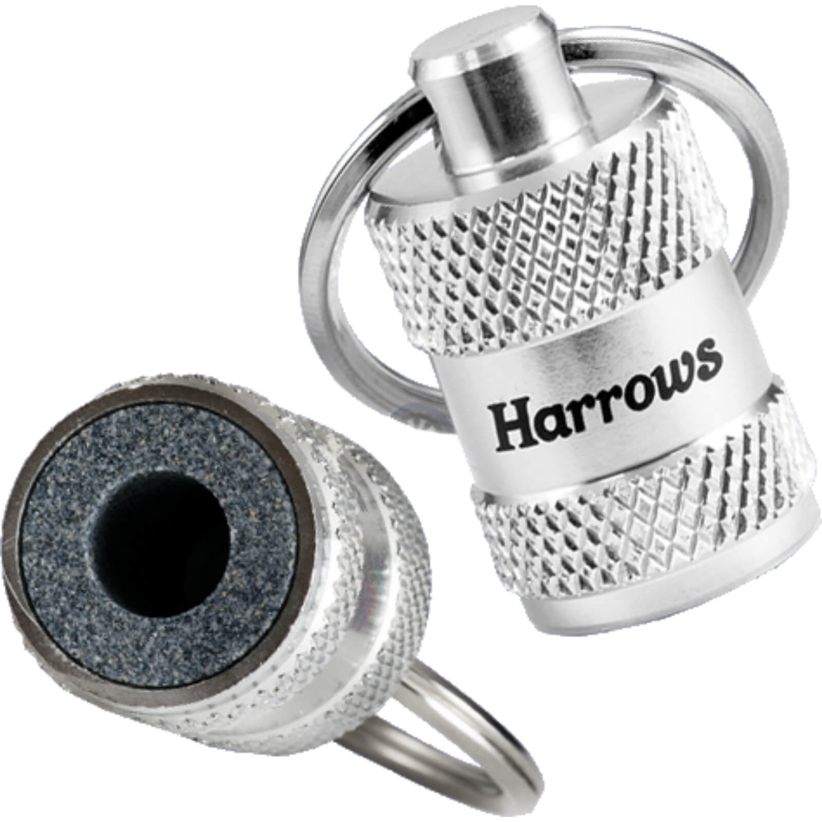 Harrows Pro Keyring Dart Point Sharpener - Tungsten Steel Tip Sharpening Tool for Precision Darts - Perfect for Bars, Pubs, and Home Game Rooms
