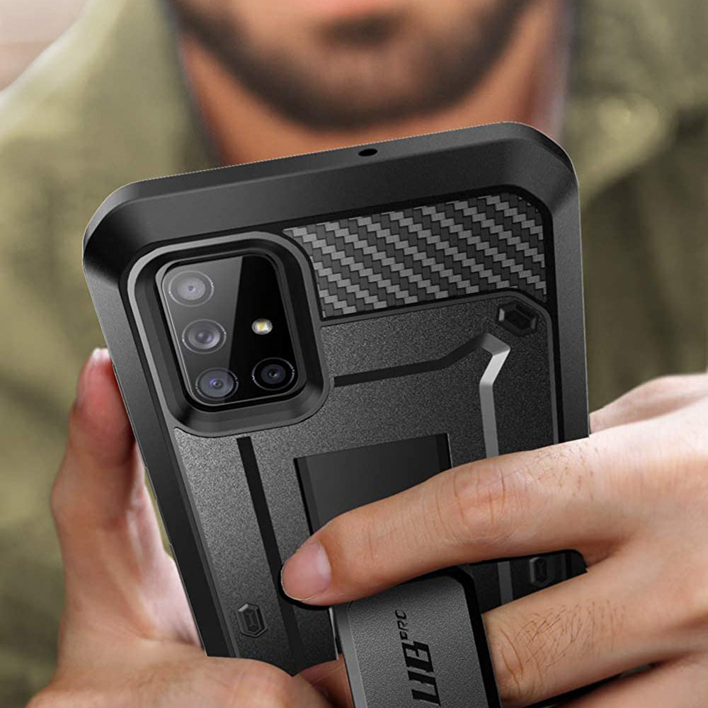 Samsung Galaxy A71 5G Unicorn Beetle PRO Rugged Protective Case - Shockproof & Drop Proof Cover for Outdoor Activities & Extreme Sports (Black)