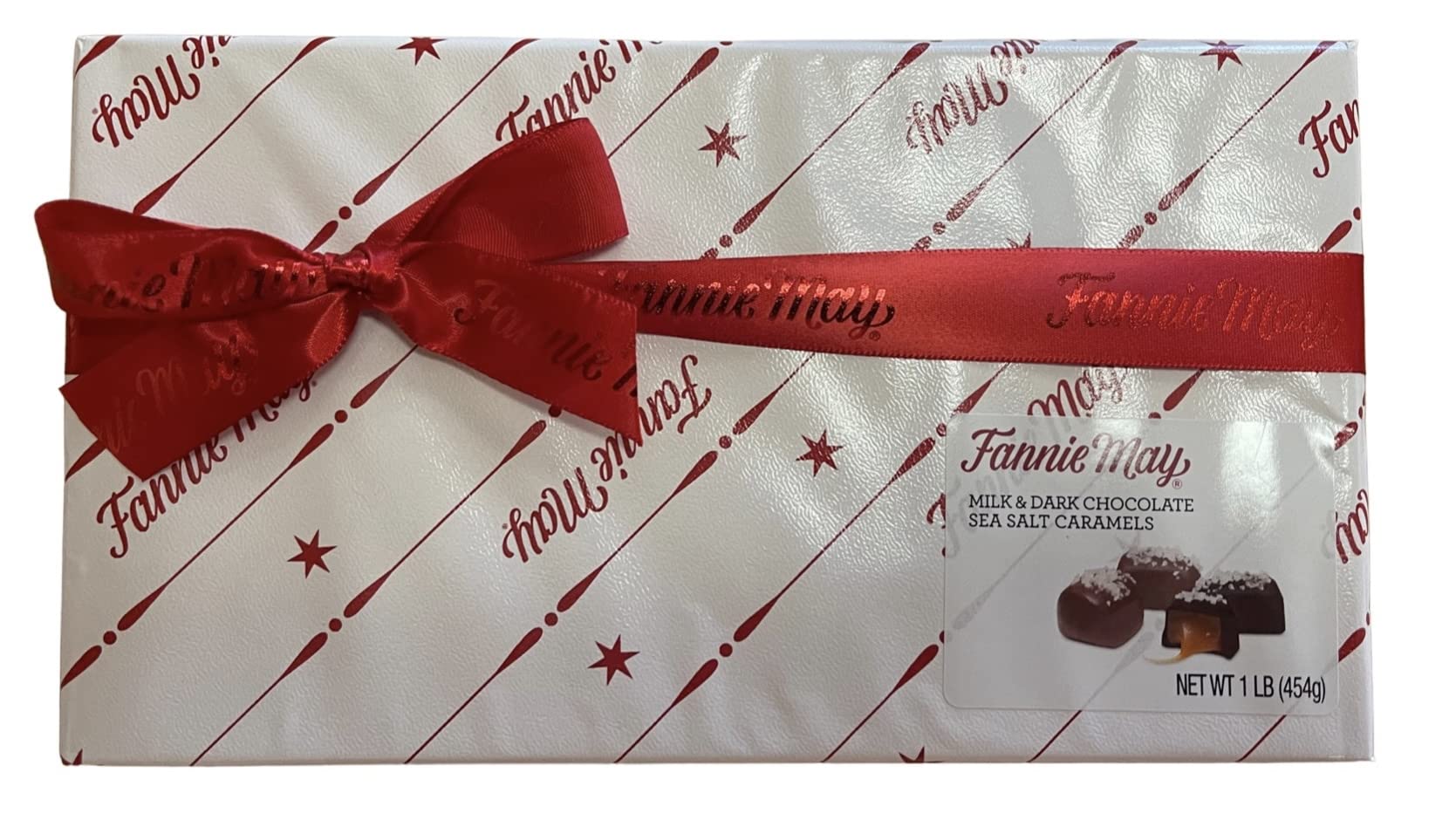 Premium Fannie May Milk & Dark Chocolate Box - Easter & Mother's Day Gift - Salted Caramels for Gifting & Celebrations