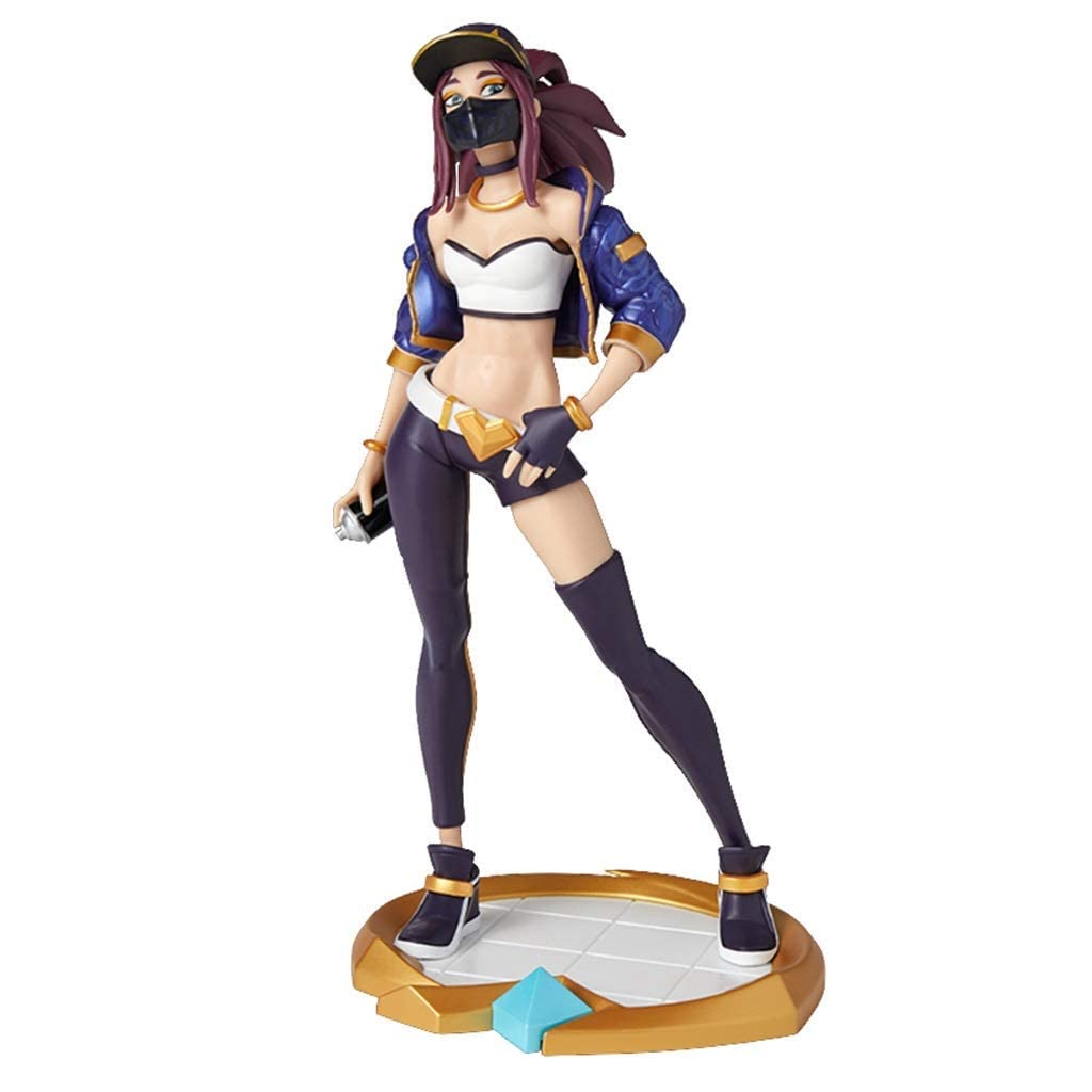 League of Legends Akali Action Figure - 9.2in Realistic Doll Model for Gaming Fans