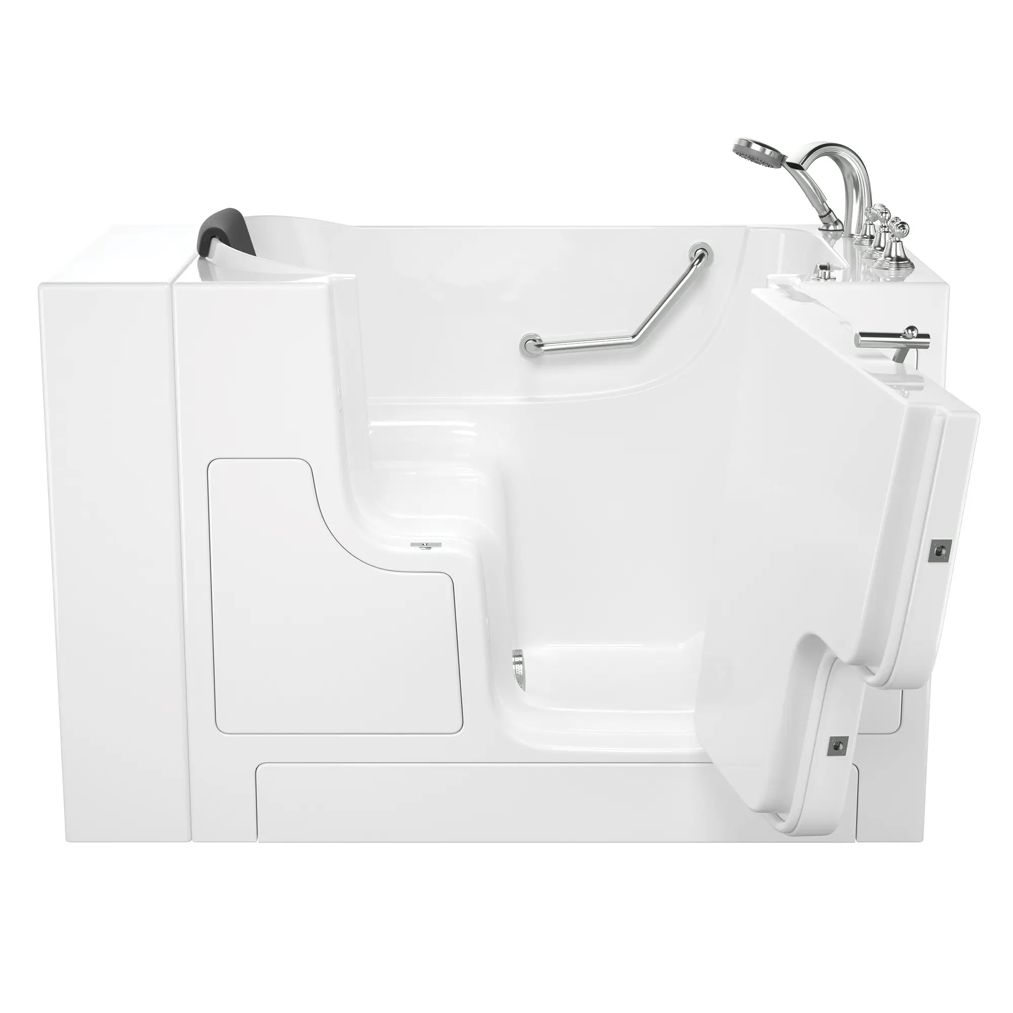 Premium 30 x 52 Inch Gelcoat Walk-In Bathtub with Soaker System & Right Hand Drain - Ideal for Elderly & Mobility Assistance, Spa-Like Relaxation at Home