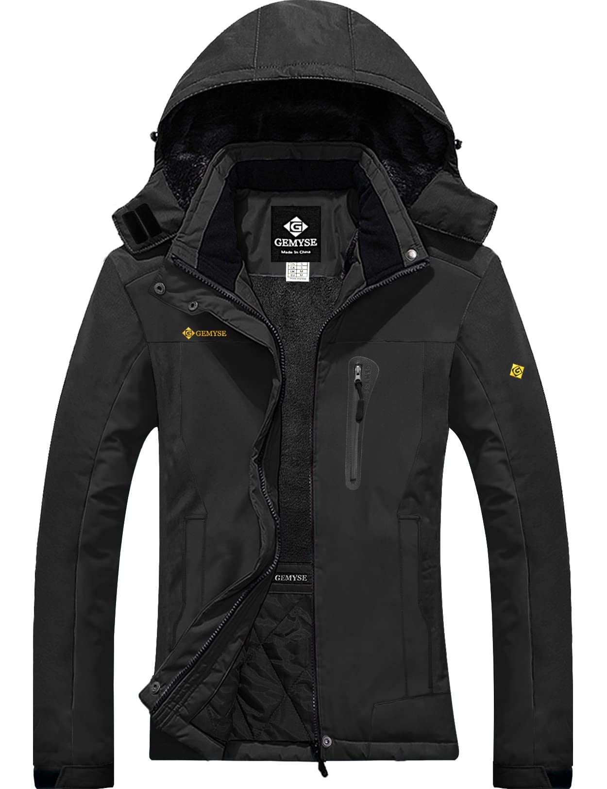 GEMYSE Women's Waterproof Ski Jacket - Windproof Winter Snow Coat for Hiking, Skiing & Outdoor Adventures