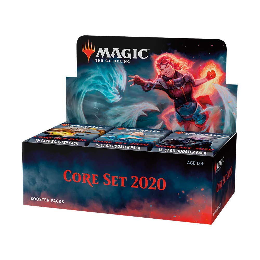 Magic: The Gathering Core Set 2020 (M20) Booster Box - 36 Booster Packs (540 Cards) | Factory Sealed MTG Cards for Collectors, Deck Building & Game Night | Trading Card Game Accessories