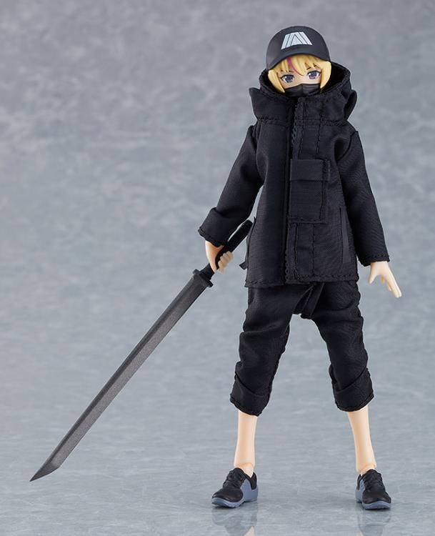 Figma #524 Female Techwear Outfit Body (Yuki) - Anime Action Figure for Collectors & Display - Perfect for Cosplay, Photography & Gaming Setups