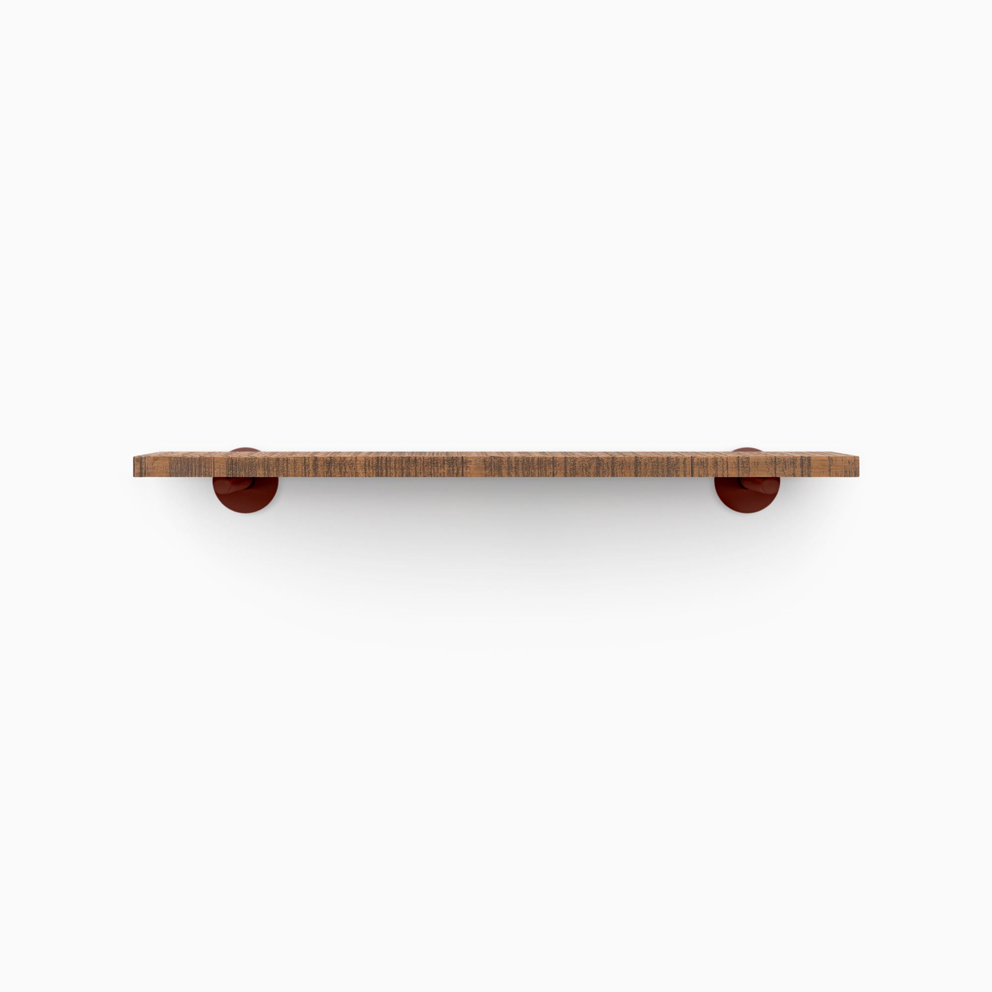 Rustic Wall Shelf with Nutmeg Finish - Handcrafted Wooden Floating Shelf for Living Room, Bedroom, or Kitchen Decor | Farmhouse Style Home Organization & Display