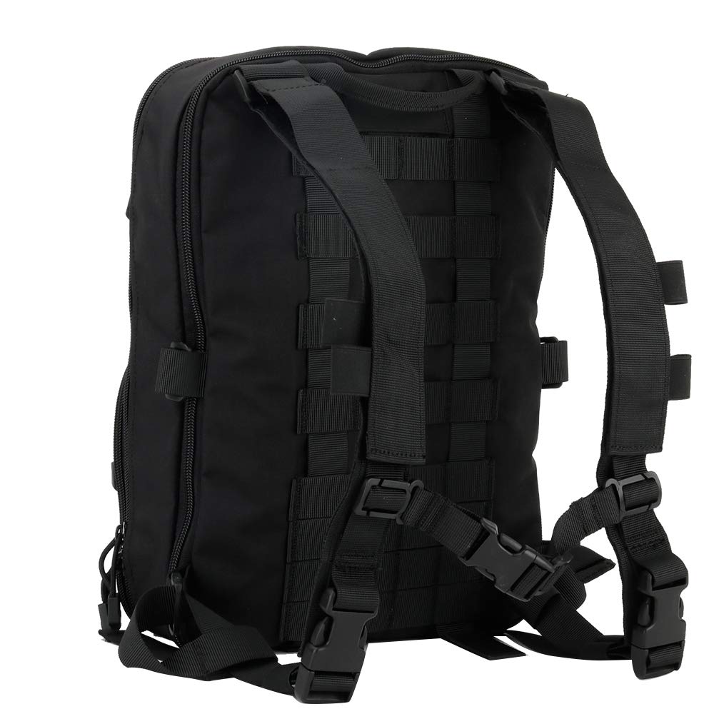 Camouflage Tactical Vest with MOLLE Military Backpack - Adjustable Airsoft Vest for Paintball, Airsoft & CS Games - Perfect for Outdoor Shooting, Hunting & Tactical Training