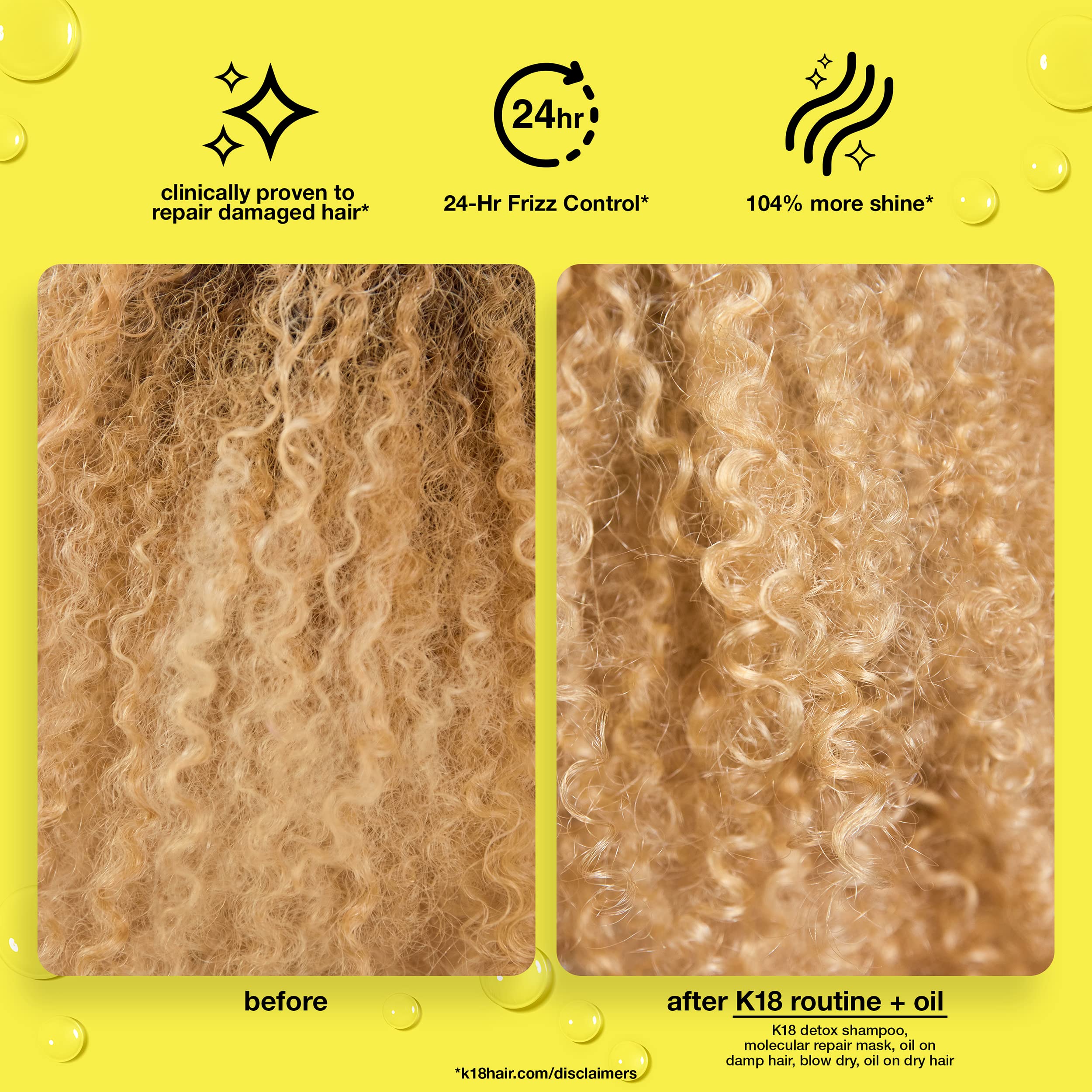 K18 Detox Shampoo & Hair Oil Bundle - Color Safe Clarifying Shampoo (8.5oz) for Buildup Removal & Weightless Strengthening Hair Oil (30ml) - Perfect for Damaged, Color-Treated Hair & Scalp Detox