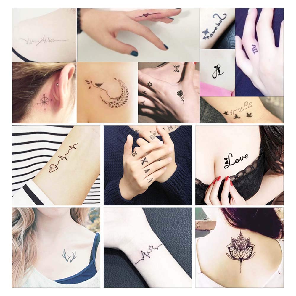 Ivana's Henna Stencils for Hands, Body, Fingers & Face - Reusable Mehandi Stickers for Women, Girls & Kids (Pack of 2) - Perfect for Weddings, Festivals & DIY Body Art - NIV-332