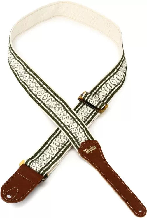 Taylor Guitars Academy 2 Jacquard Cotton Guitar Strap - Comfortable & Adjustable for Acoustic & Electric Guitars - Perfect for Performances, Practice & Studio Sessions