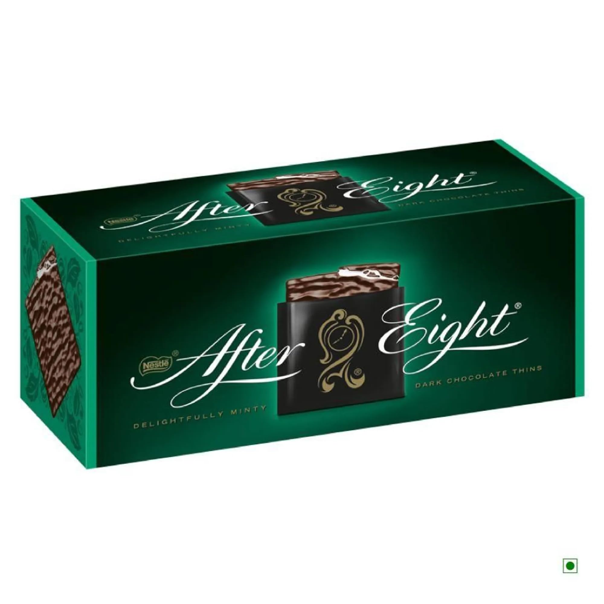 Nestle After Eight Mint Chocolate Thins - 30 Individually Wrapped Mints (300g/10.5oz) | Deluxe After Dinner Treat for Parties, Gifts & Holiday Desserts