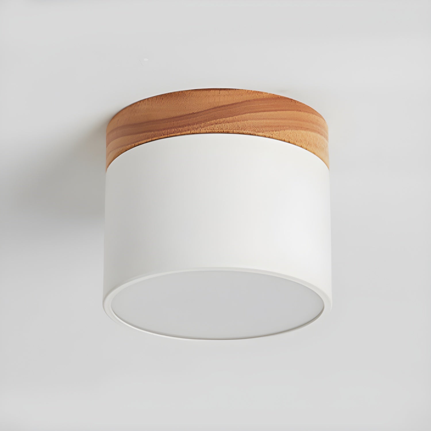 Alva Wooden Surface Downlight - Modern LED Ceiling Light for Home & Office - Dimmable Recessed Lighting Fixture for Living Room, Bedroom, Kitchen, and Hallway