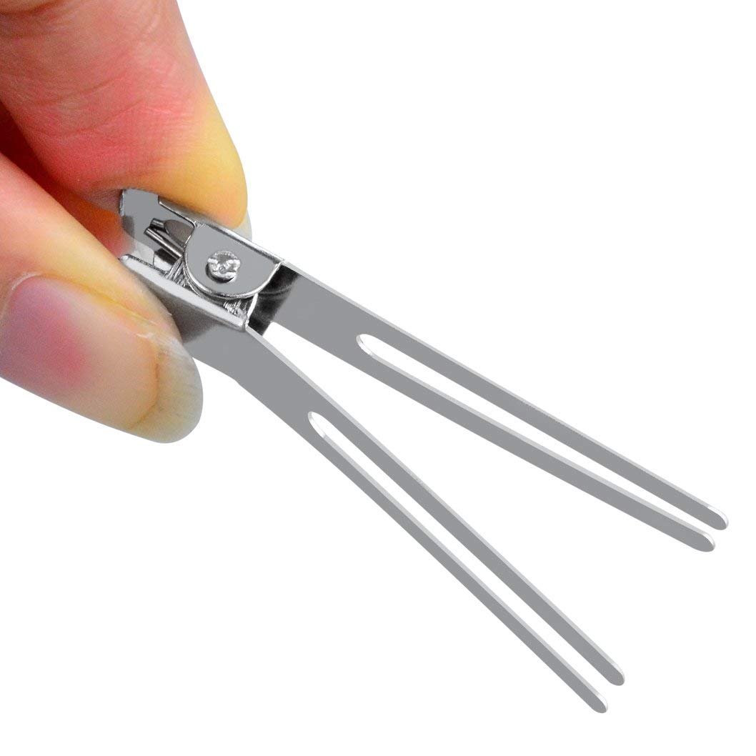 Beayuer 1.8 Inch Double Prong Hair Curl Clips - 60 Pcs Metal Alligator Hair Styling Clips for Pin Curls, Hair Bows & Salon Styling - Perfect for Home Hairdressing, Barber Shops & DIY Hairstyles