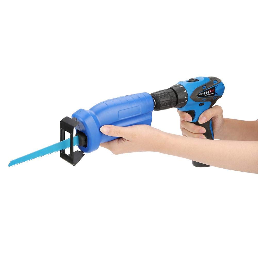 Portable Reciprocating Saw Adapter Kit - Convert Electric Drill into Reciprocating Saw | Heavy Duty Metal Cutting Tool for DIY Projects, Woodworking & Home Renovation