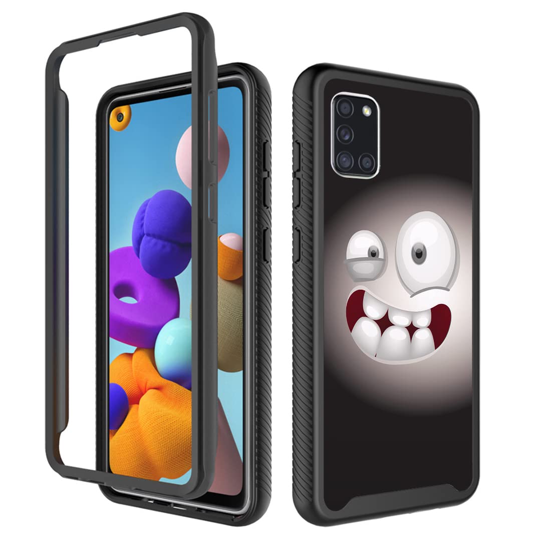 Premium Shockproof Galaxy A71 5G Case - Rugged Cute Smiley Monster Design for Women & Men | Outdoor Protection