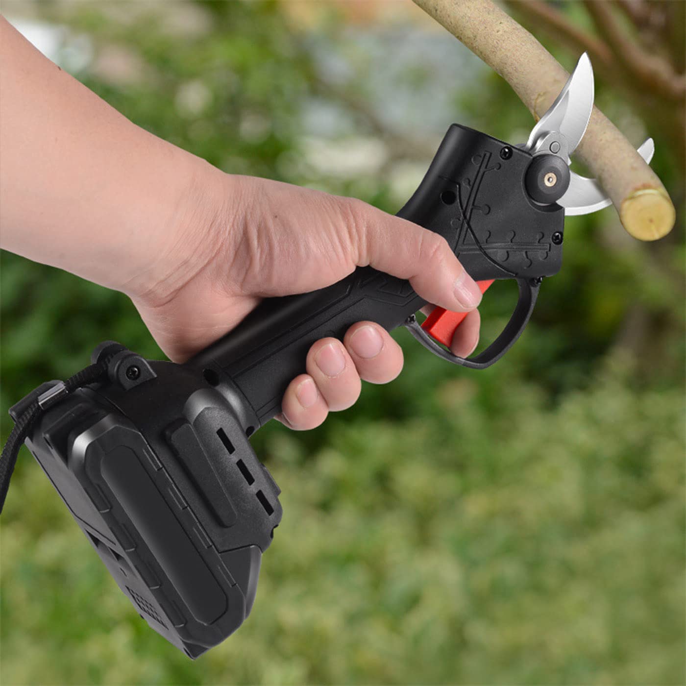 Electric Pruning Shears - Lithium Battery Garden Shears for Thick Branches & Fruit Trees | Perfect for Orchard & Gardening