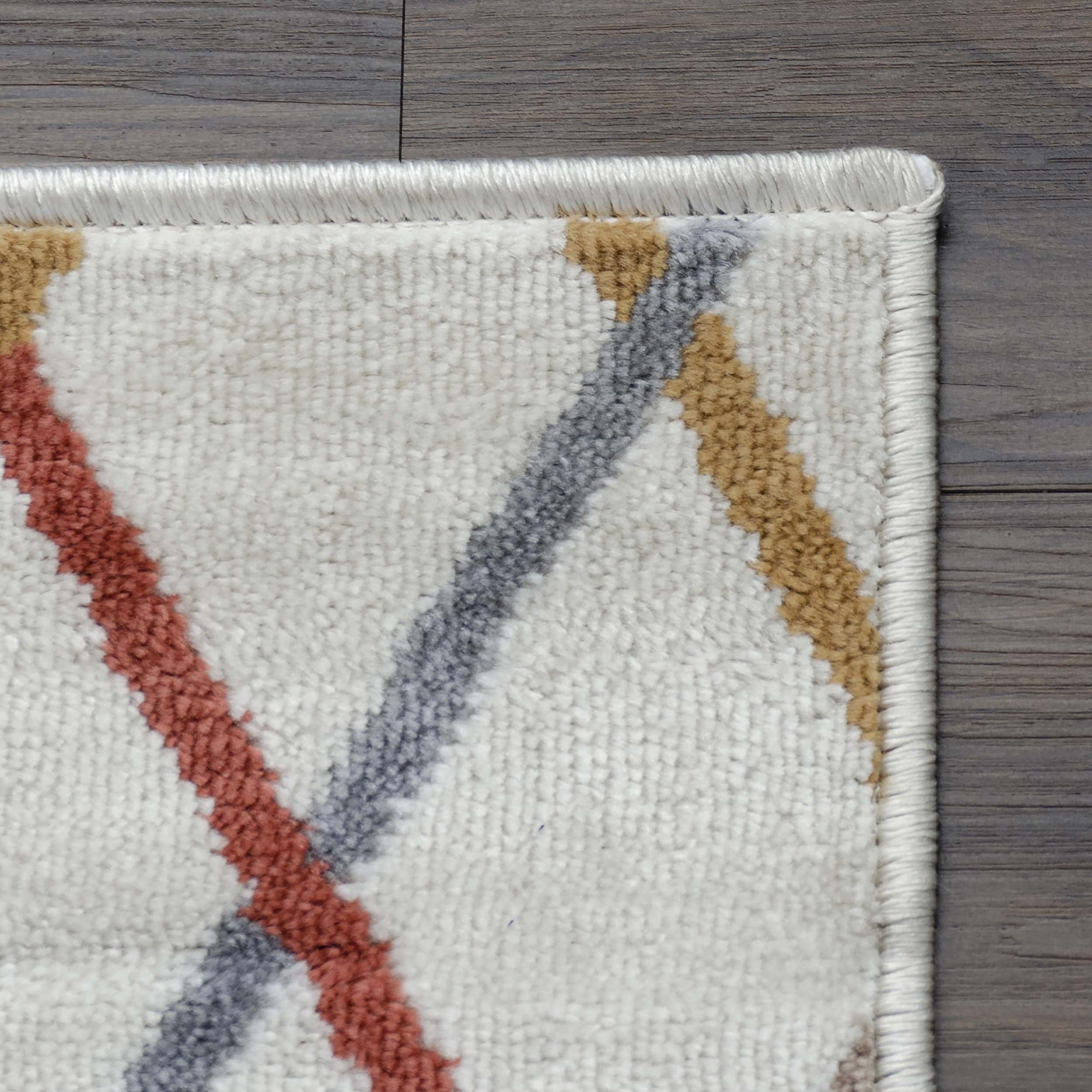 Ellis Diamond Trellis Modern Indoor Area Rug - Soft Non-Slip Living Room Carpet for Bedroom, Nursery & Home Decor - Perfect for Cozy Spaces & High Traffic Areas