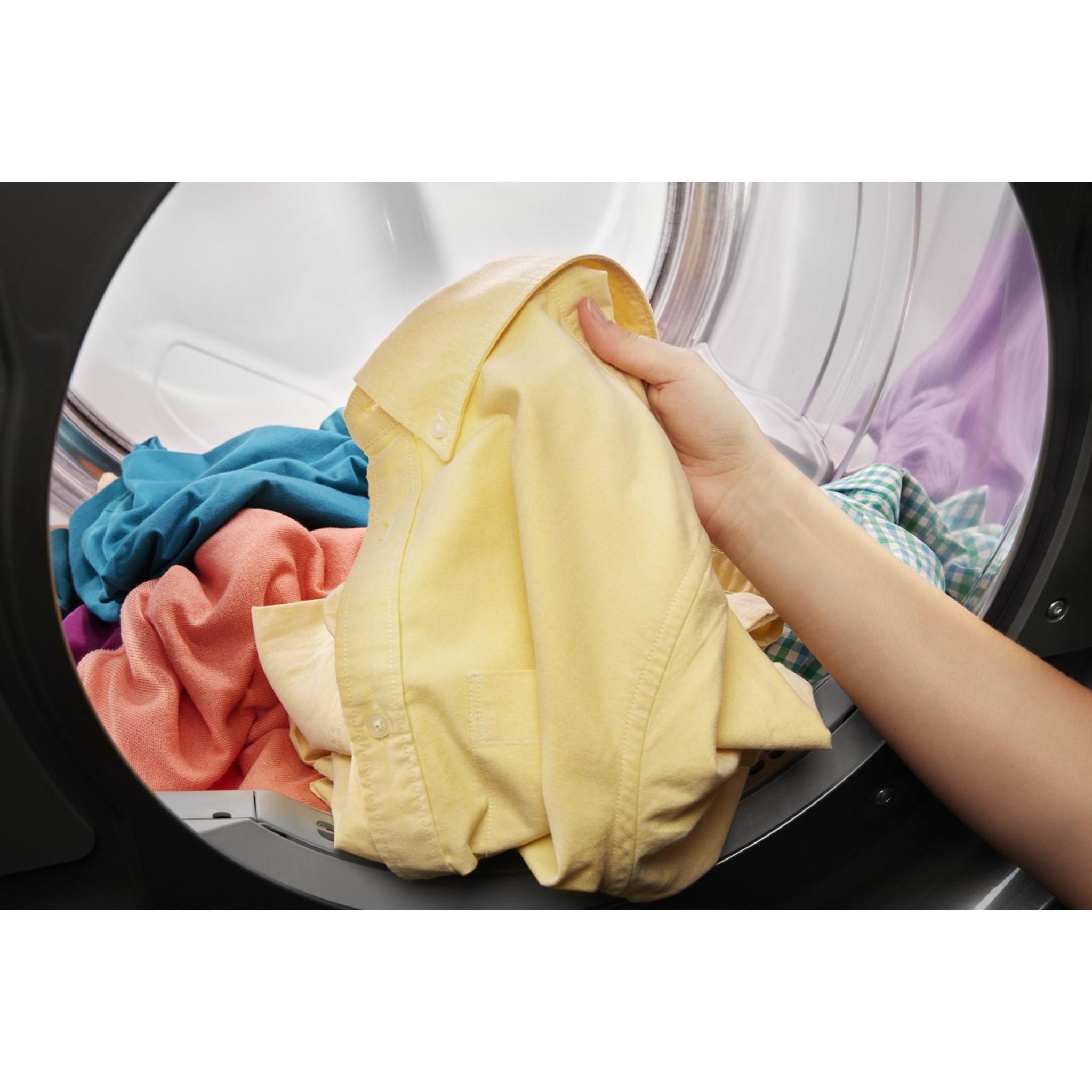 Whirlpool YWED5620HW White Electric Dryer - Energy Efficient Laundry Solution for Home & Apartment Use