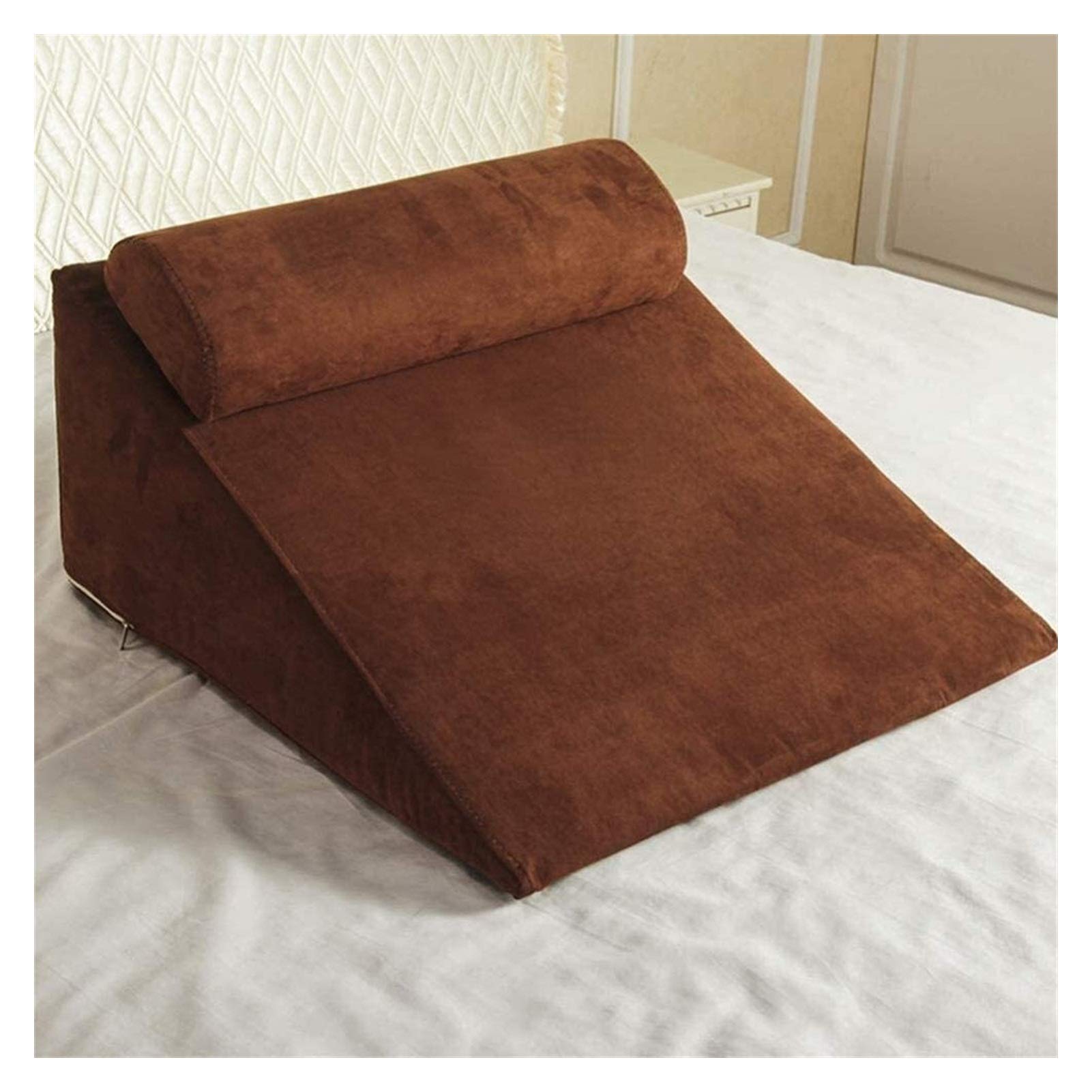 TTBT Memory Foam Leg Pillow with Washable Cover - Orthopedic Bed Wedge for Sleeping, Reading & Elevation - Breathable Support for Back Pain Relief, Pregnancy & Post-Surgery Recovery