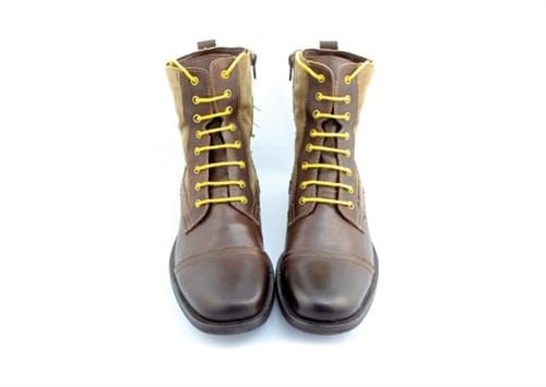 Premium Huckleberry Yellow Boot Shoelaces - 72 Inches/183cm Long Durable Round Laces for Work Boots, Hiking & Outdoor Activities