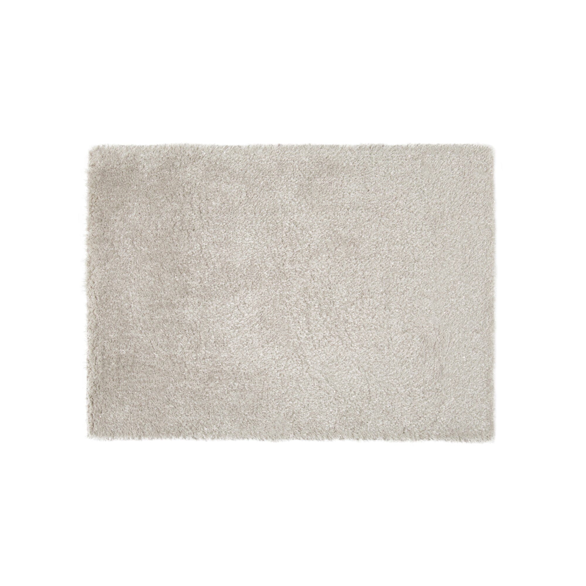 Premium Kaste Rug S 1400 x 1000mm Silver - Soft & Durable Modern Area Rug for Living Room, Bedroom, or Office Decor