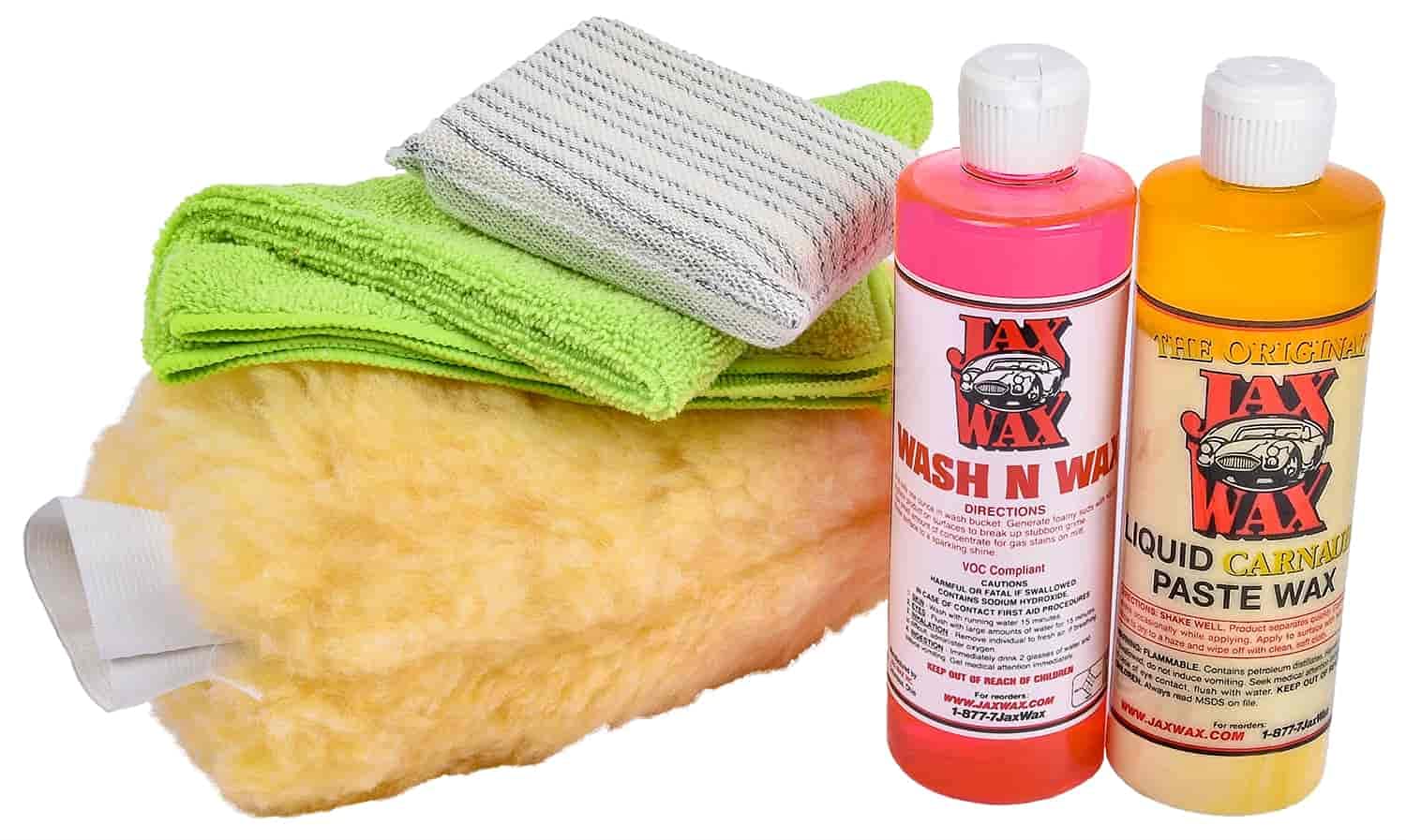 Jax Wax JWKCB1 Premium Car Wash, Wax & Exterior Detailing Kit – Complete Auto Cleaning Solution for Shine & Protection – Perfect for Cars, Trucks & SUVs