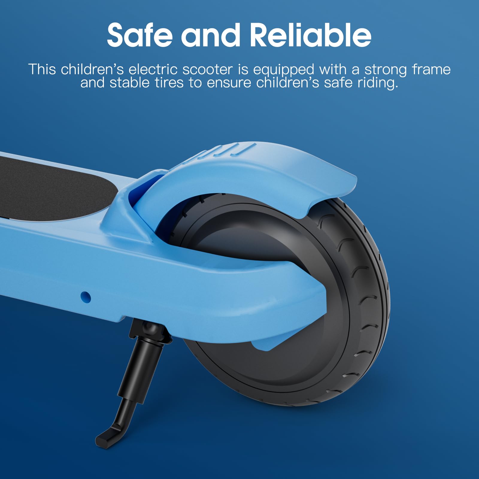 Electric Scooter for Kids Ages 6-10 - Adjustable Speed & Height Kick Scooter with LED Wheel & Deck Lights - Perfect for Commuting to School, Park Rides & Neighborhood Fun