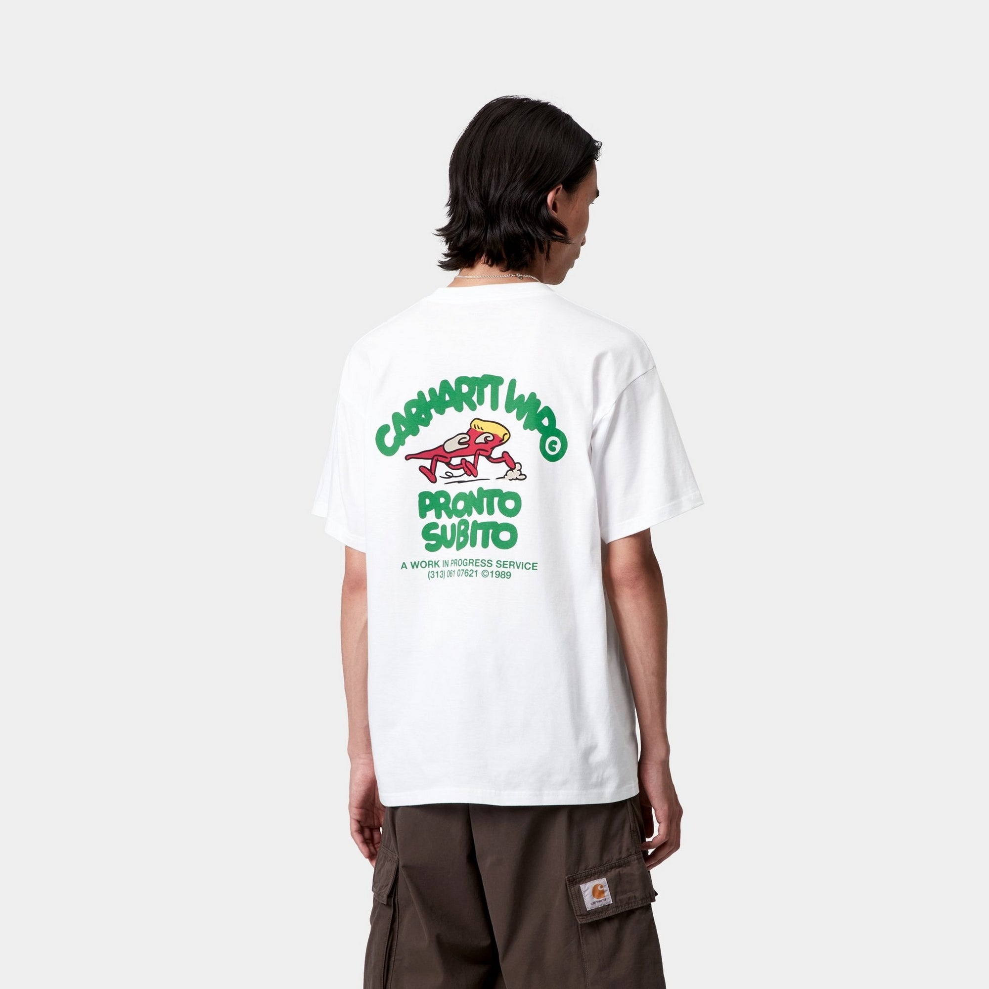Pronto Men's Classic White T-Shirt - Soft Cotton Crew Neck Tee for Casual Wear, Gym & Everyday Outfits