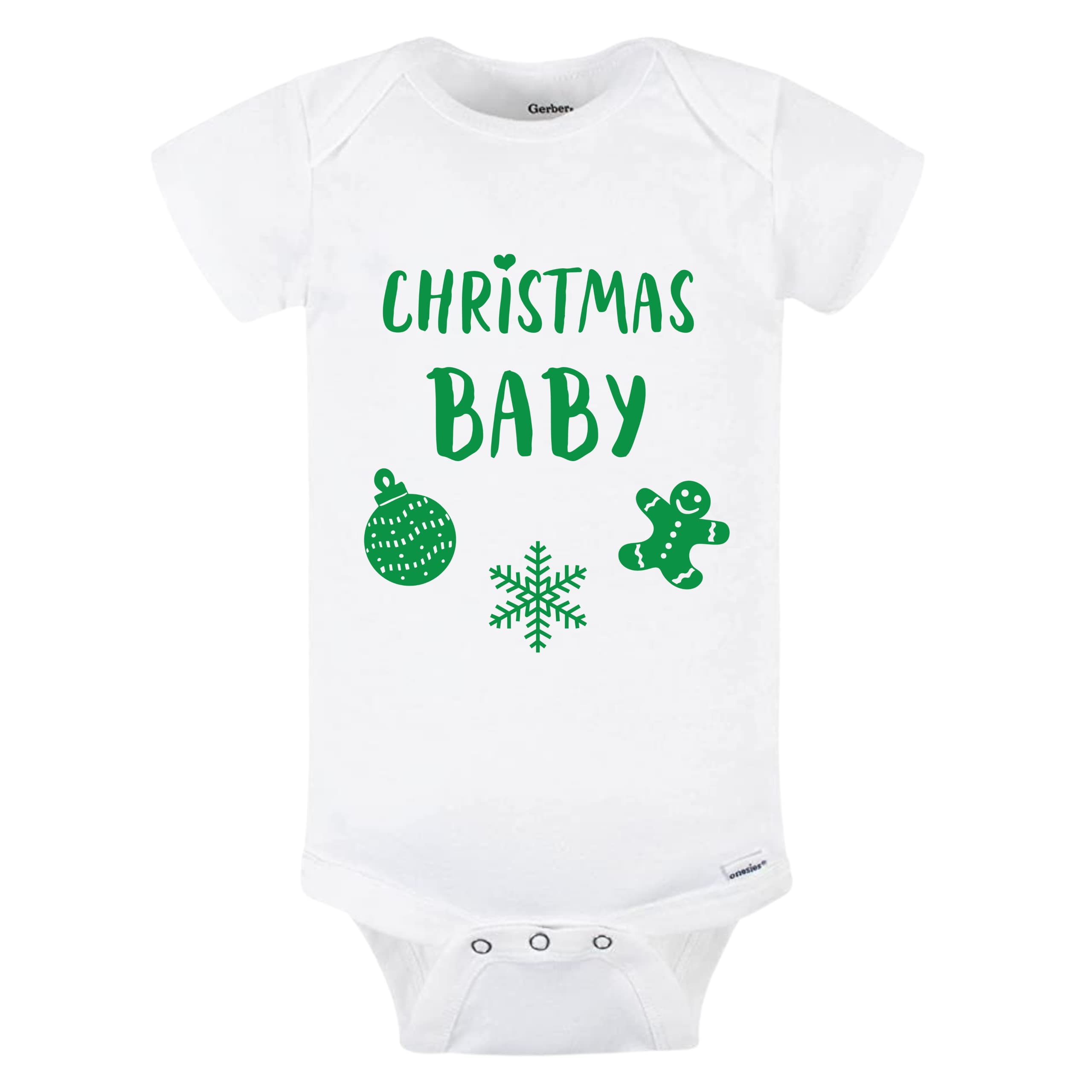 Adorable Christmas Baby Onesie for Newborn & Toddler - My First Holiday Outfit for Infant Girls | Perfect for Christmas Photos, New Year Celebrations & Baby Shower Decorations