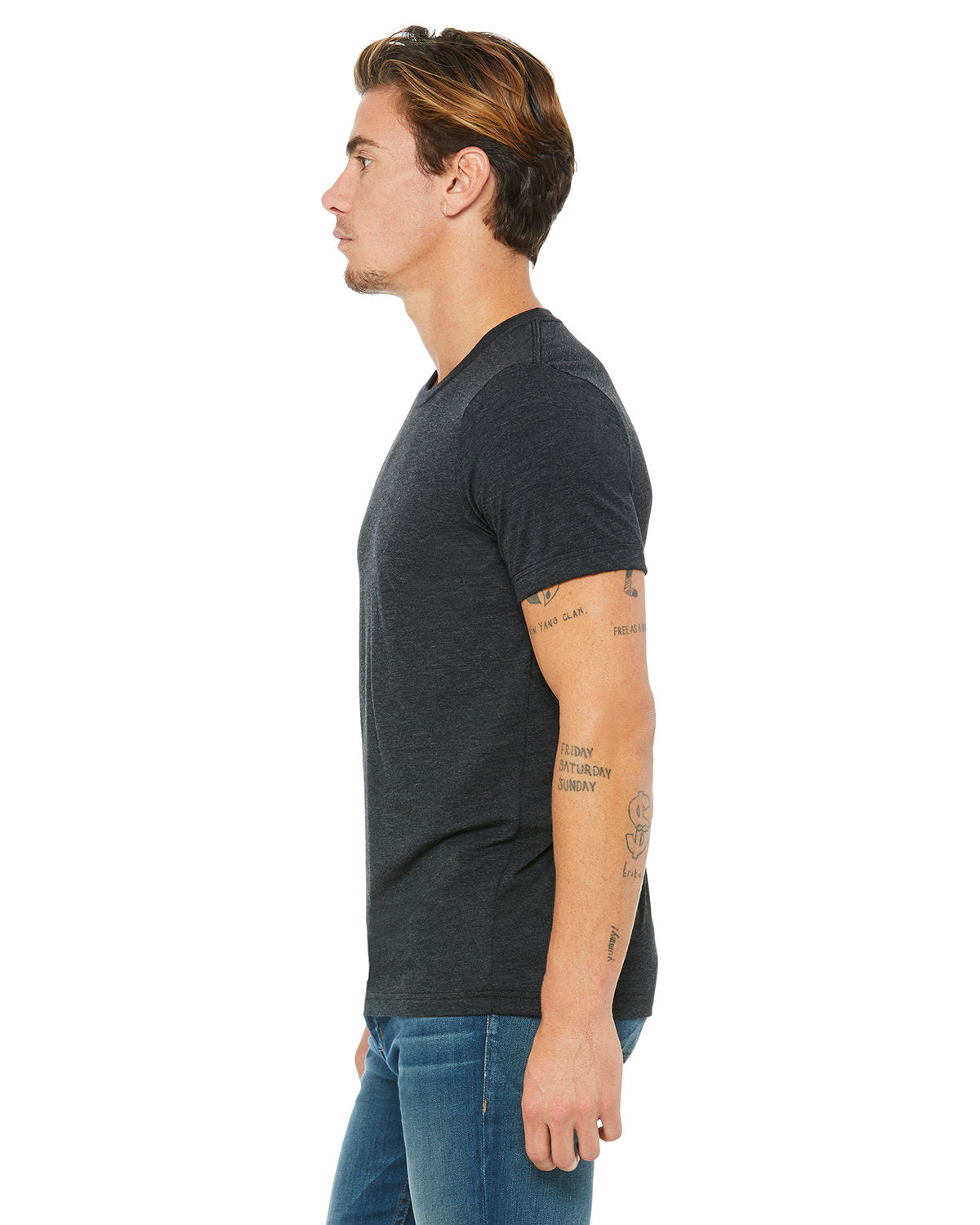 Bella + Canvas 3413C Premium Unisex Triblend T-Shirt | Soft Tri-Blend Fabric | Comfort Fit Crew Neck Tee for Men & Women | Perfect for Casual Wear, Gym, Screen Printing & Everyday Outfits