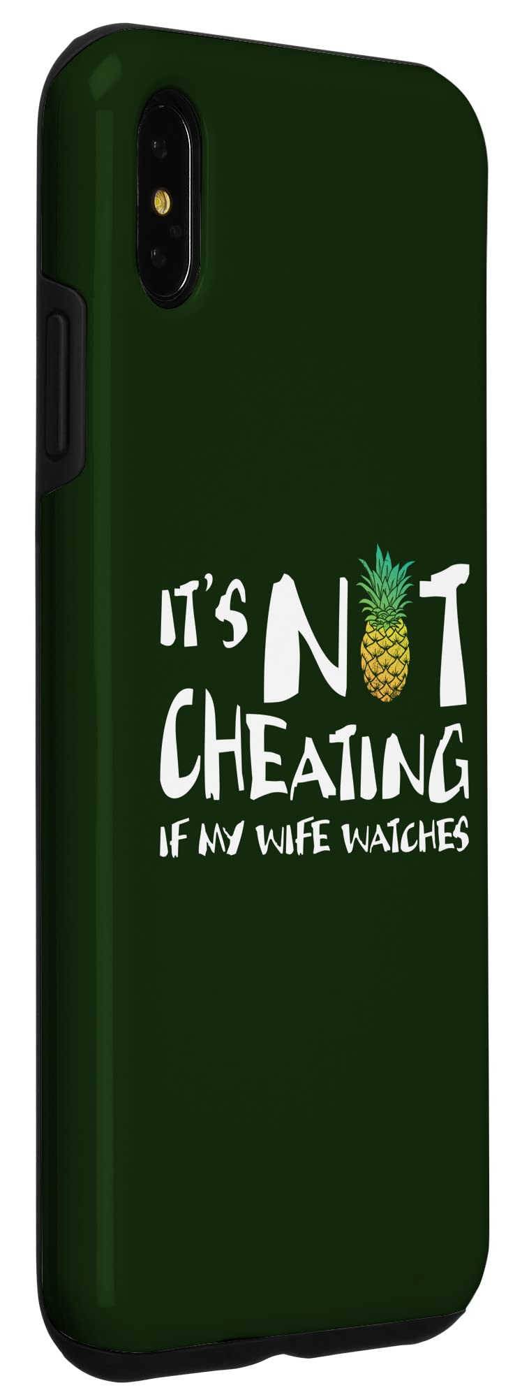 iPhone XS Max Funny Swinger Pineapple Phone Case - Durable Protective Cover for iPhone XS Max (6.5 Inch) - Perfect Gift for Couples & Fun Parties