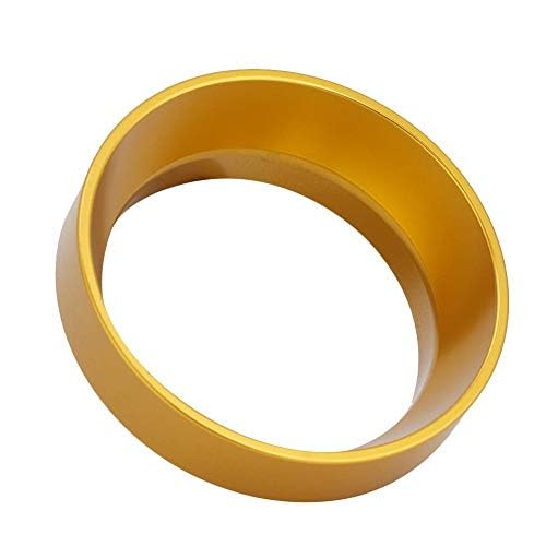 Premium 58MM Aluminum Espresso Dosing Funnel - Universal Coffee Powder Dispenser for Barista Tools & Coffee Maker Accessories (Gold) - Perfect for Home Brewing & Professional Espresso Machines