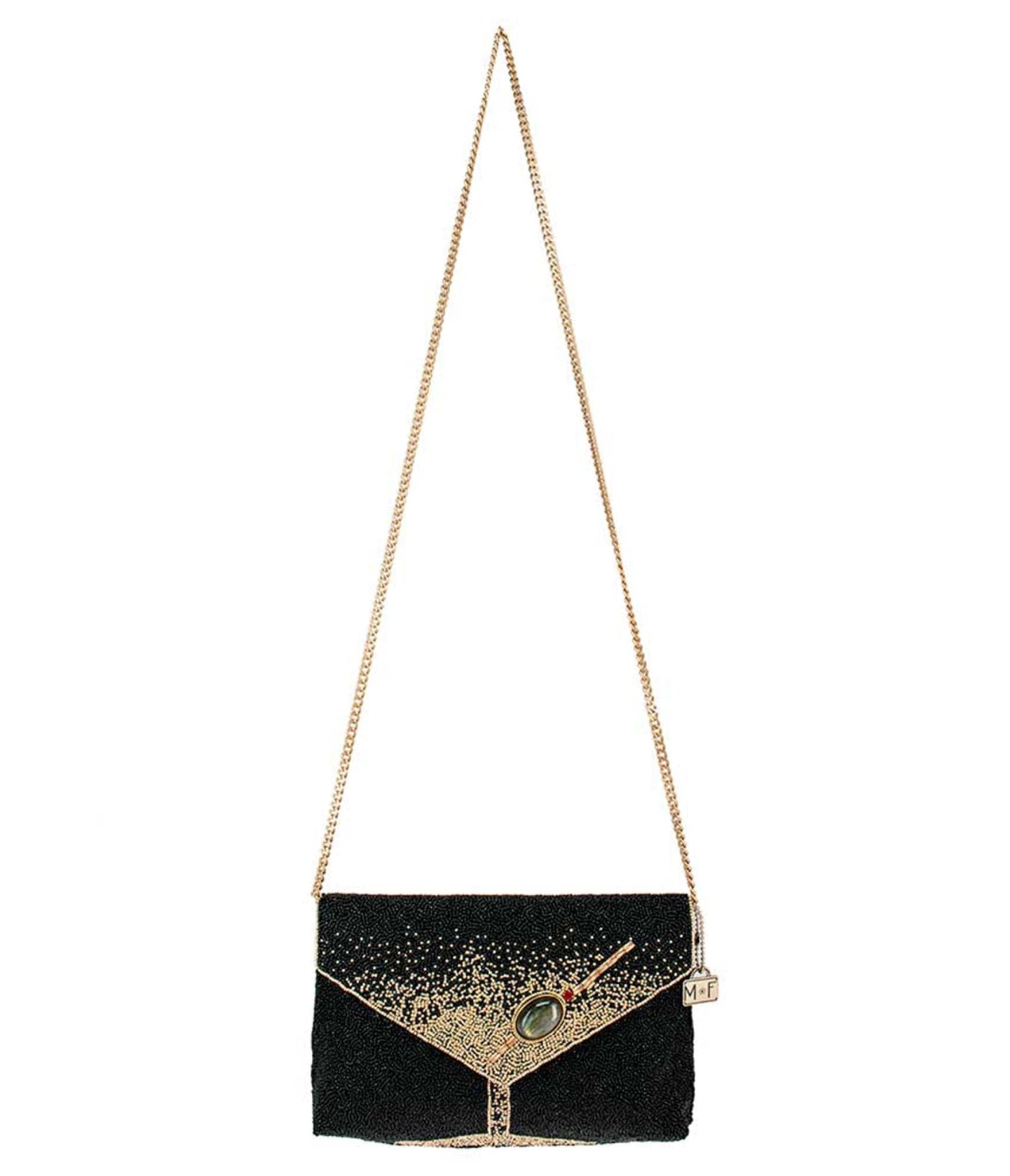 Mary Frances Olive You Crossbody Clutch - Stylish Vegan Leather Purse for Women | Perfect for Date Night, Parties & Evening Events