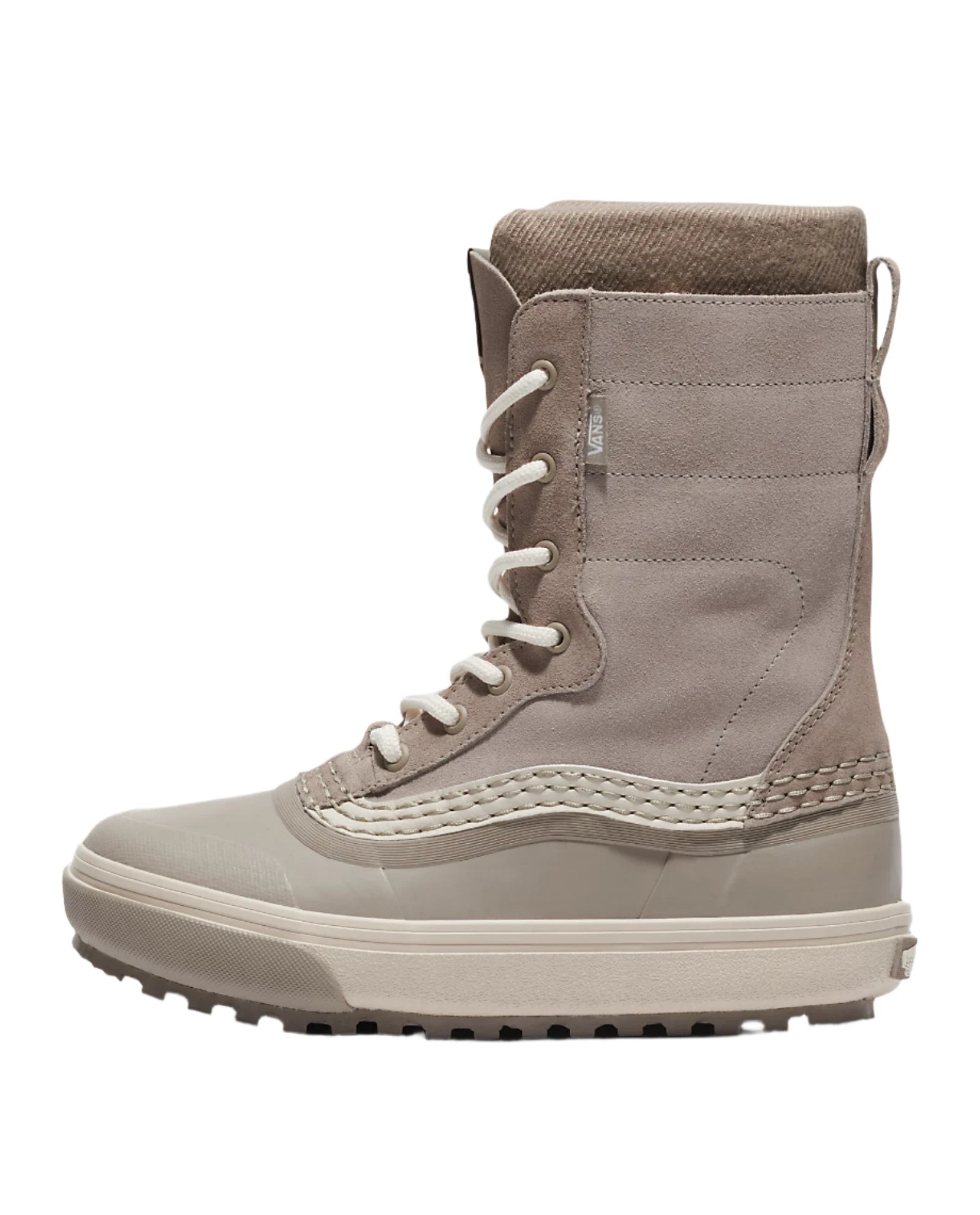 VANS Women's Waterproof Snow Boots - Khaki Brown/Marshmallow | Winter Hiking & Outdoor Activities | Warm MTE Boots for Snowy Weather & Cold Climates