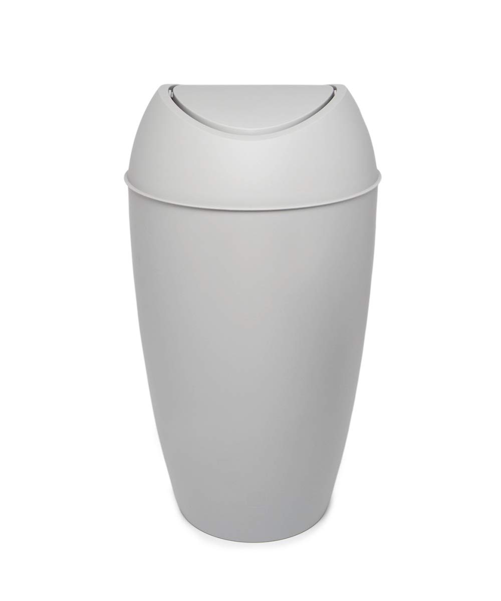 Recycled Paper Bins by Umbra - Modern Grey Waste Paper Basket for Home & Office | Perfect for Recycling, Office Desks, Living Rooms & Bedrooms