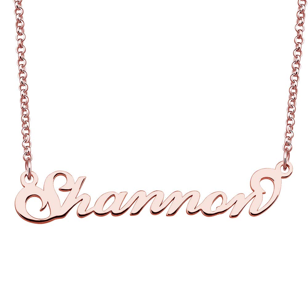 Custom Personalized Name Necklace in Sterling Silver - Perfect for Birthdays, Anniversaries & Gifts