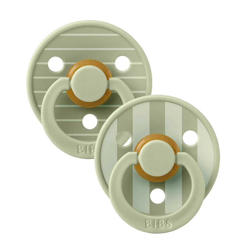 Bibs Studio Collection Sage Green Pacifier Clip - Soft Silicone Baby Teether for Newborns & Toddlers, Perfect for On-the-Go, Daycare & Travel Accessories