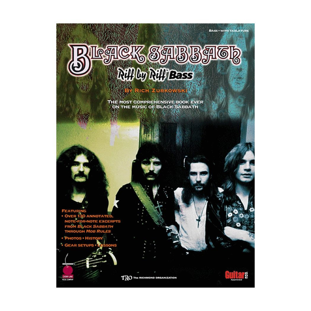 Black Sabbath - Riff by Riff Bass Guitar Book - Learn Iconic Bass Lines & Techniques | Perfect for Bass Players, Music Students & Rock Fans - Practice at Home, Studio or Jam Sessions