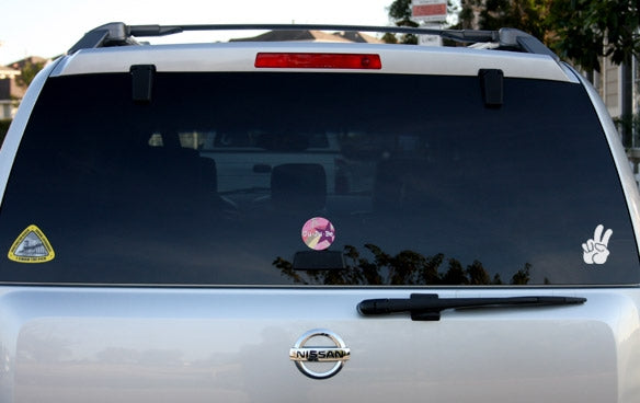 838 Peace Hand Sign Stickers 2.5