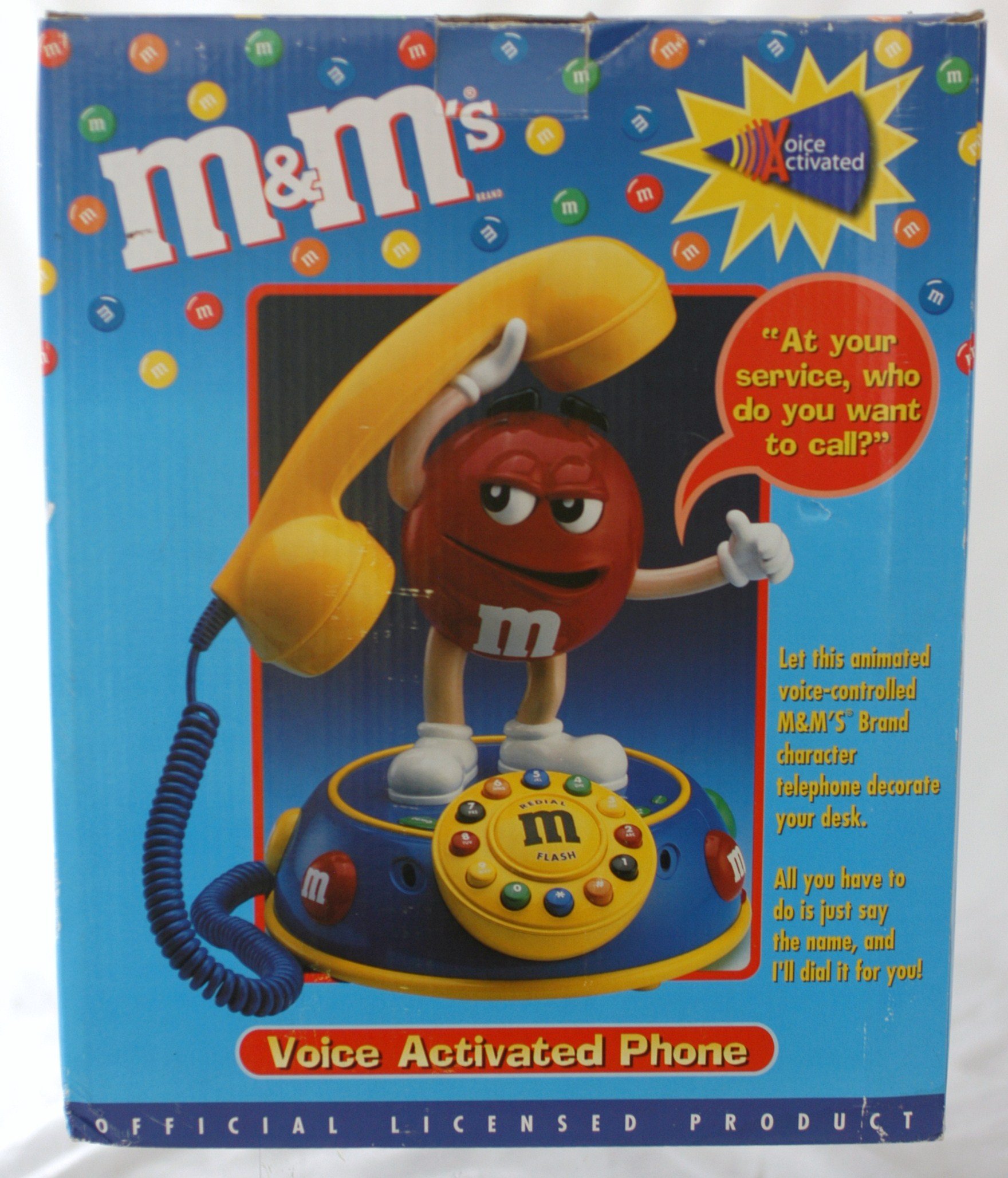 M&M's Voice Activated Phone - Brand New in Original Box - Perfect for Collectors, Gifts & Fun Home Decor