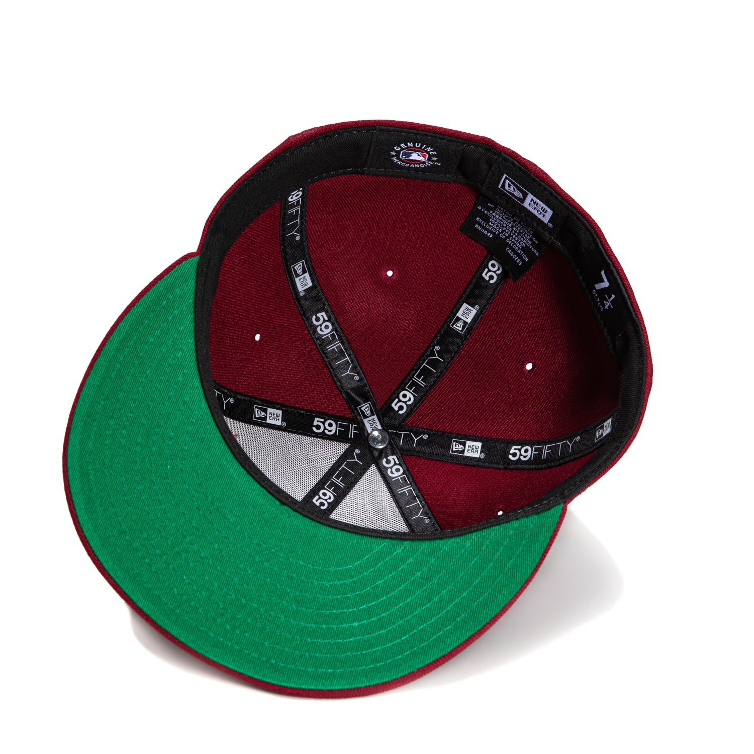 New Era 59Fifty Texas Rangers 2023 World Series Patch Hat - Cardinal & Green - Official MLB Baseball Cap for Fans, Sports Events & Casual Wear