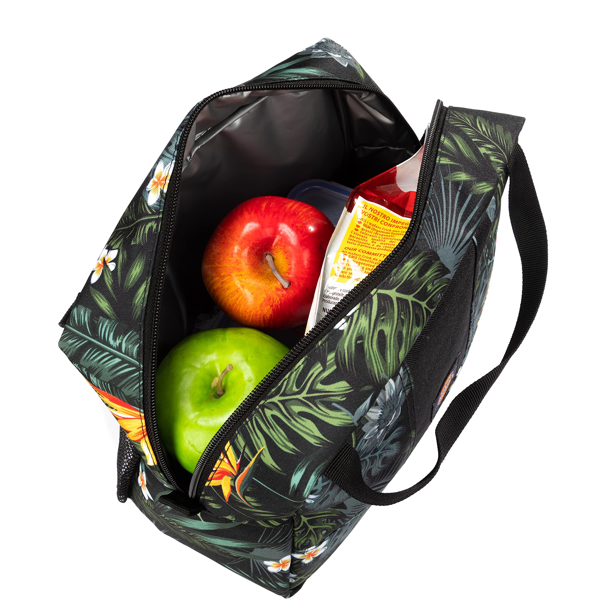 Dickies Insulated Lunch Bag - Thermal Reusable Lunch Box for Work & Office - Leakproof Food Container for Men & Women (Tropical Flowers Design) - Perfect for Picnics, Commuting & Meal Prep