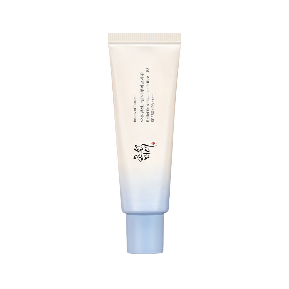 Beauty of Joseon Relief Sun Aqua Fresh Rice SPF 50+ PA++++ Sunscreen 50ml - Lightweight Korean Sunscreen for Face, Daily UV Protection & Moisturizing, Perfect for Outdoor Activities & Sensitive Skin