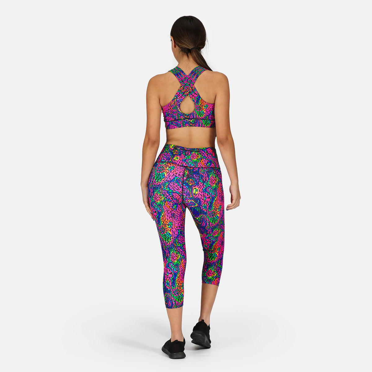 Celestial Capri Pants - Women's High Waisted Flare Leggings for Yoga, Workout & Casual Wear | Soft Stretchy Comfort for Everyday Use