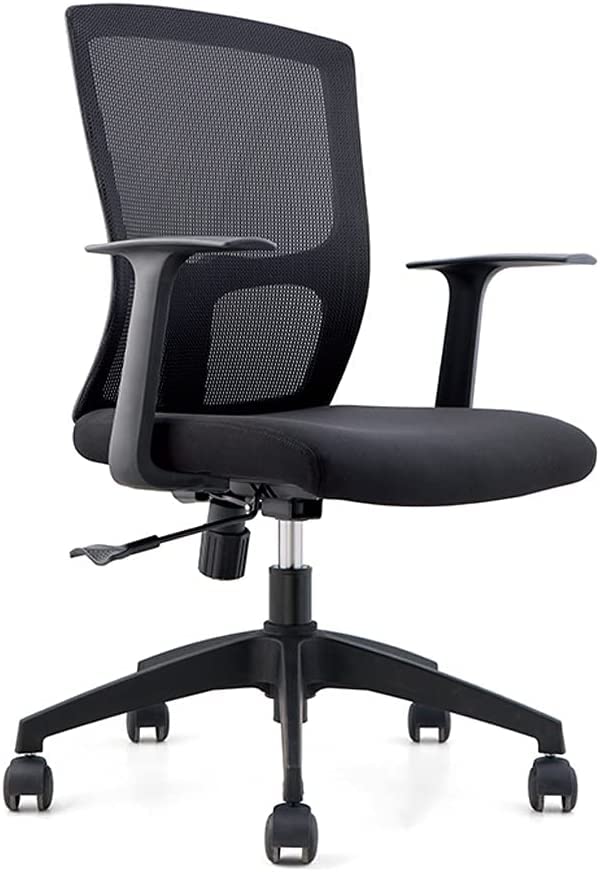 Ergonomic Office Chair with Adjustable Height, Lumbar Support & Swivel Base - Comfortable Computer Desk Chair for Home Office, Gaming & Workspace