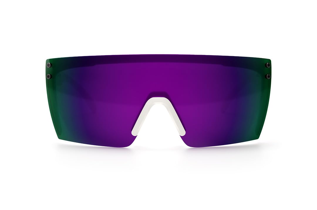 Heat Wave Visual Laser Face Custom Sunglasses - Polarized UV Protection for Men & Women - Perfect for Outdoor Sports, Driving, and Beach Vacations