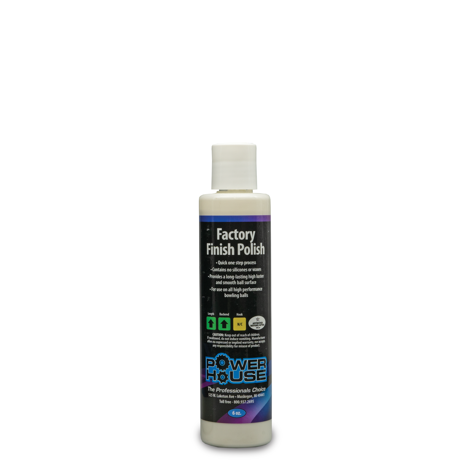 Powerhouse Factory Finish Polish 6oz - Premium Car Detailing Polish for Showroom Shine - Perfect for Cars, Motorcycles & Boats