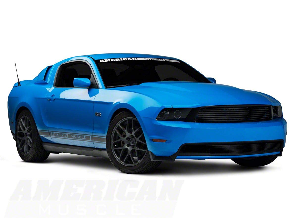 2010-2012 Mustang GT Black Pony Delete Lower Grille – Sleek Upgrade for Enhanced Style and Performance