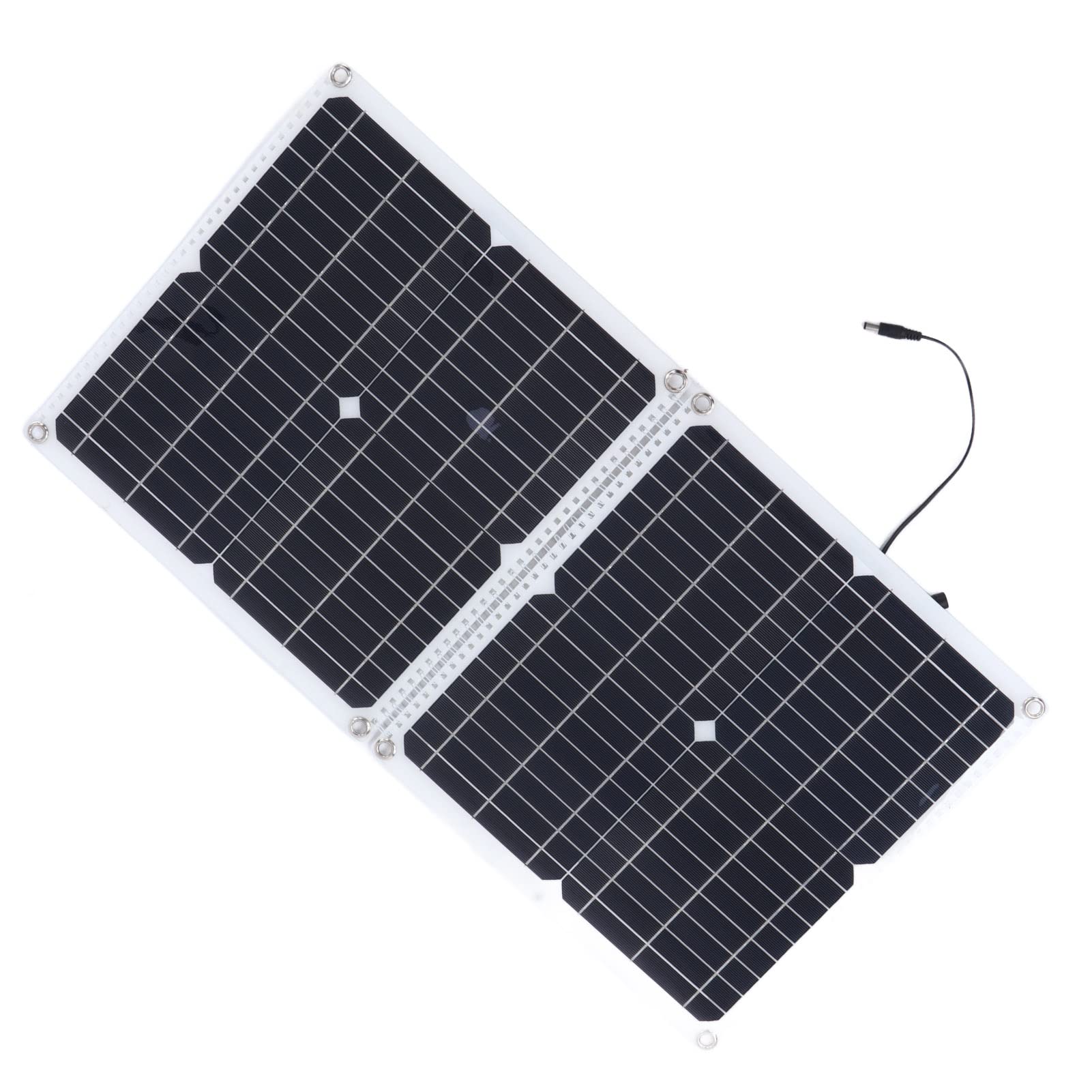 High Efficiency 100W Portable Monocrystalline Solar Panel Kit with 100A Charge Controller & Extension Cable - Perfect for RV, Boat, Camping, Off-Grid Homes & Emergency Power Supply