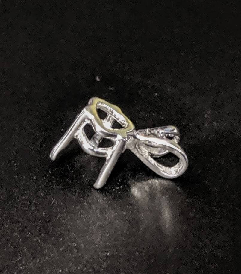 Solid Sterling Silver or 14kt Gold 4mm-12mm Trillion Cut 3-Prong Pendant Setting - Handcrafted in USA | Perfect for Gemstone Jewelry Making & DIY Necklace Designs